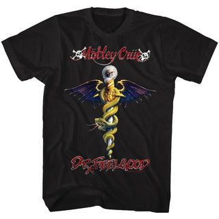 Motley Crue - Dr. Feel Good - Black T-Shirt Motley Crue