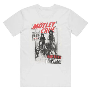 Motley Crue - Fuck The Rest - White T-shirt Motley Crue