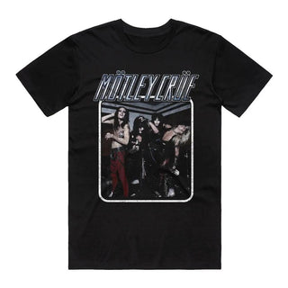 Motley Crue - Photo Border - Black T-shirt Motley Crue