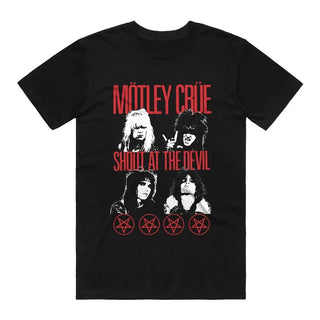 Motley Crue - SATD Photo - Black T-shirt Motley Crue
