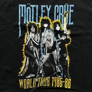 Motley Crue - World Tour - Black Crop Tank Motley Crue