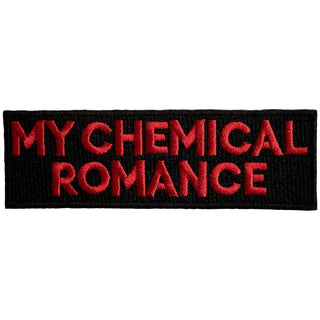 My Chemical Romance Patch - Red Text Logo (Iron On) My Chemical Romance