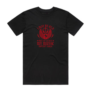 My Music Doesn't Suck - Music T-Shirt - Black Backyard Tees