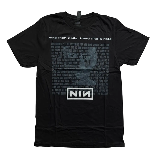 Official Nine Inch Nails - Head Like a Hole - Black T-Shirt