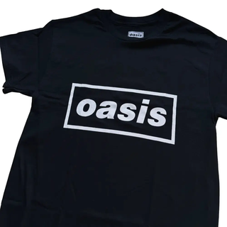 Oasis - Classic Logo - Black T-shirt Oasis