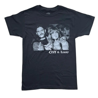 Ozzy Osbourne - Lemmy Finger Logo Black T-shirt Ozzy Osbourne