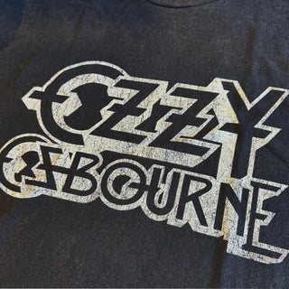 Ozzy Osbourne - Vintage Logo - Black T-Shirt (Ships 15 August) Ozzy Osbourne