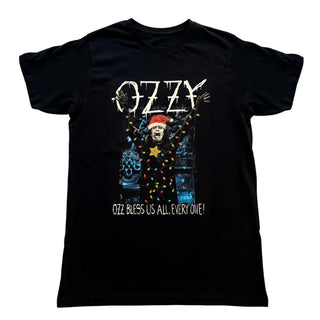 Ozzy's Rockin' Christmas - Black T-Shirt Black Sabbath