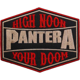 Pantera Patch - High Noon Your Doom (Iron On) Pantera