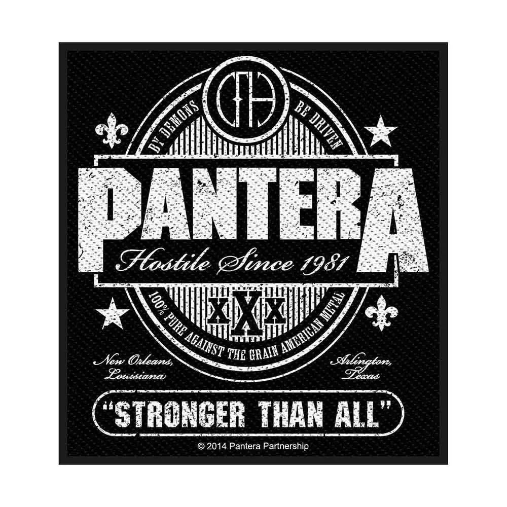 Official Pantera Patch - Stronger Than All (Sew On) | Twisted NZ ...