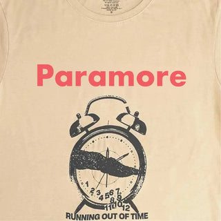 Paramore - Clock - Natural T-Shirt Paramore