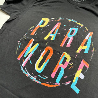 Paramore - Colour Logo Black T-Shirt Paramore