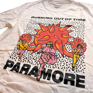 Paramore - Running Out of Time - White T-Shirt Paramore