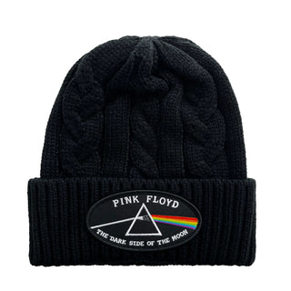 Pink Floyd - DSOTM Cable Knit - Black Beanie
