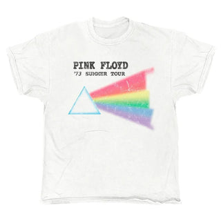 Pink Floyd - '73 Summer Tour - White Vintage T-shirt Pink Floyd