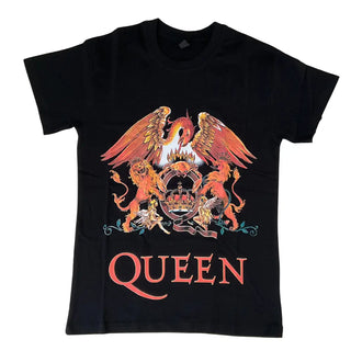 Queen - Classic Crest - Black T-Shirt Queen