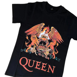 Queen - Classic Crest - Black T-Shirt Queen