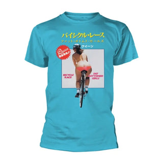 Queen - Fat Bottomed Girls Blue T-Shirt Queen