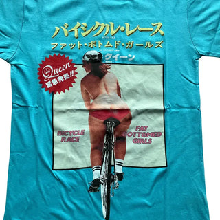 Queen - Fat Bottomed Girls Blue T-Shirt Queen