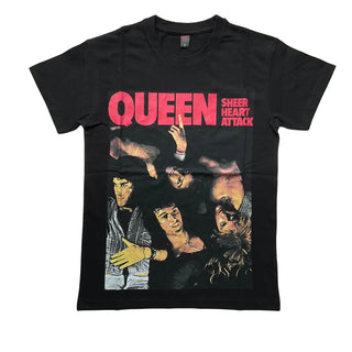 Queen - Sheer Heart Attack Black T-Shirt Queen