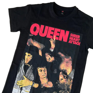 Queen - Sheer Heart Attack Black T-Shirt Queen