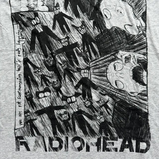 Radiohead - Scribble - Grey T-Shirt Scorpions