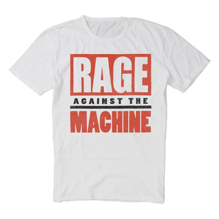 Rage Against The Machine - 60's Election - White Vintage T-shirt Rage Against The Machine