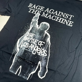 Rage Against the Machine - Battle of LA Black T-Shirt Rage Against the Machine