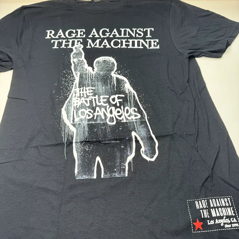 Official Rage Against the Machine - Battle of LA Black T-Shirt (w