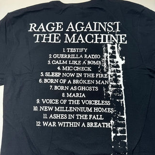 Rage Against the Machine - Battle of LA Black T-Shirt Rage Against the Machine