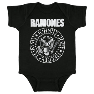 Ramones - Presidential Seal - Baby Black Onesie Ramones