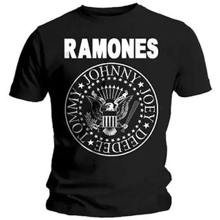 Ramones - Presidential Seal - Black T-Shirt Ramones