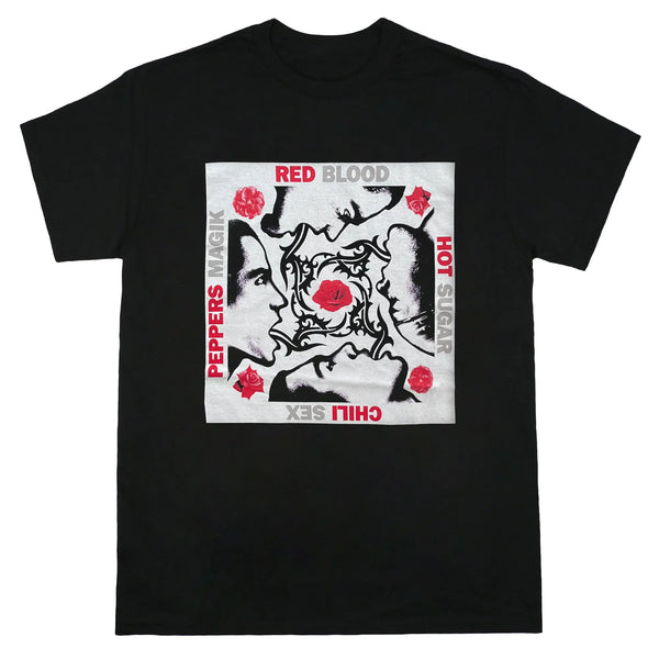 RED HOT CHILI PEPPERS レッチリ BSSM Official Red Hot Chili Peppers - BSSM - Black T-Shirt | Twisted NZ