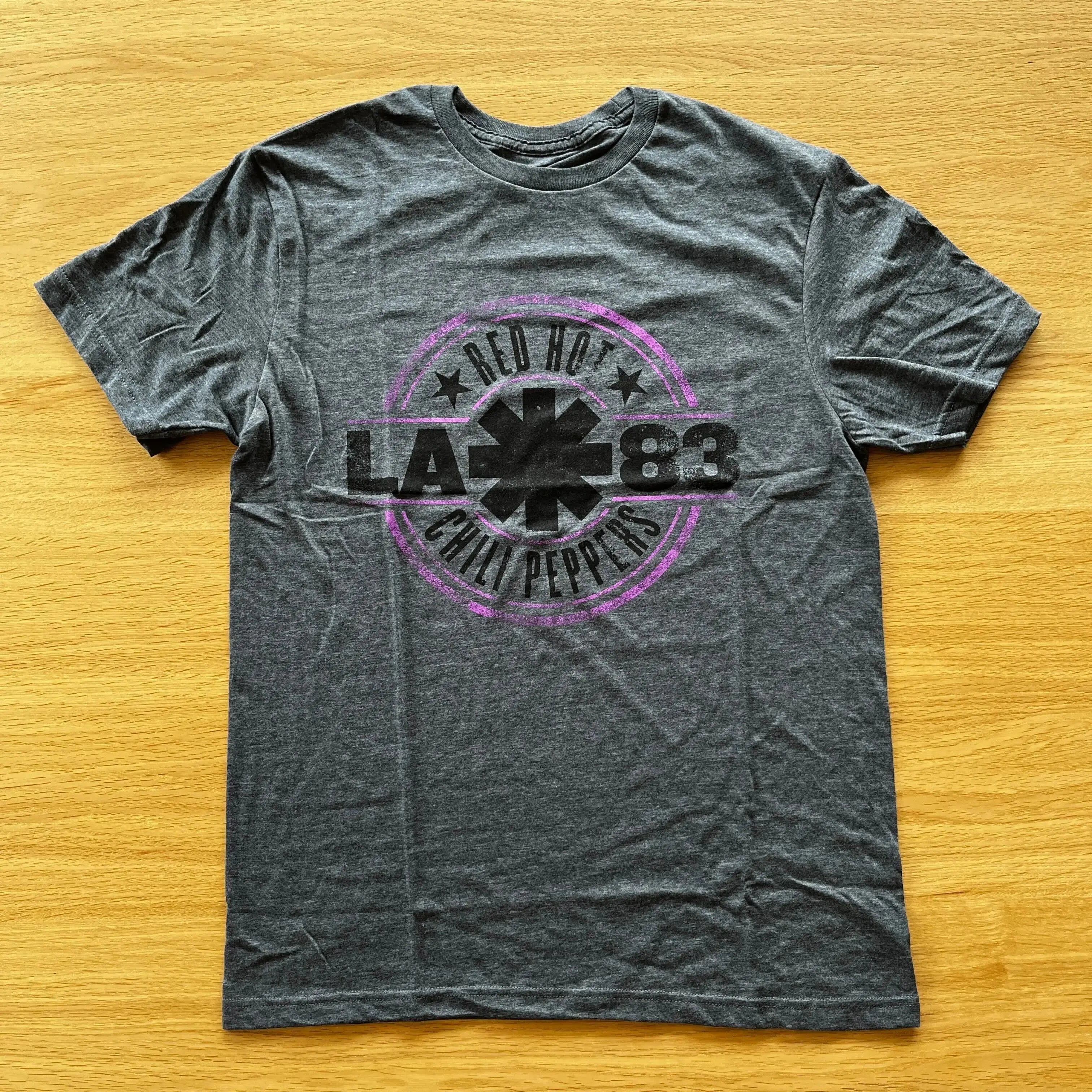 Official Red Hot Chili Peppers - LA 83 - Grey T-Shirt | Twisted NZ