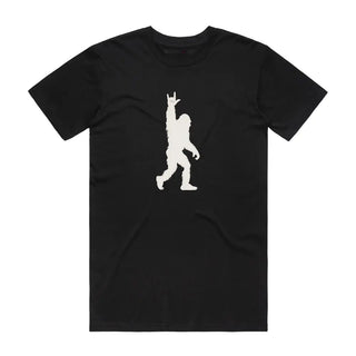 Rock Bigfoot - Graphic T-Shirt - Black Backyard Tees