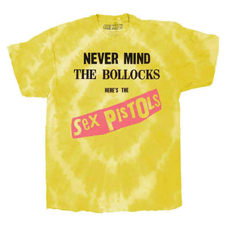 Sex Pistols - NMTB - Yellow Tie Dye T-Shirt Sex Pistols