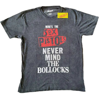 Sex Pistols - Never Mind the Bollocks - Distressed Wash T-Shirt Sex Pistols