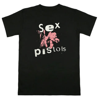 Sex Pistols - Stencil - Black T-Shirt Sex Pistols