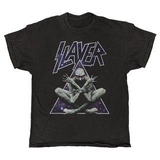 Slayer - Demon Triangle - Black Vintage T-shirt Slayer