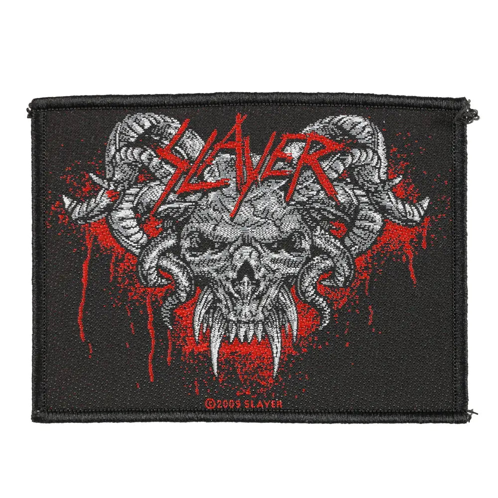 Official Slayer Patch - Rams Head (Sew On) | Twisted NZ – Twisted Thread