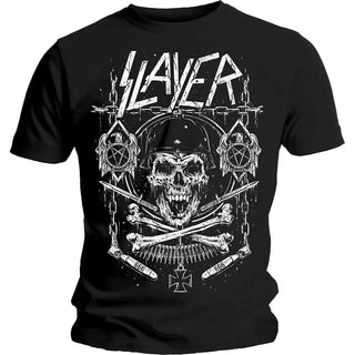 Slayer - Skull and Bones - Black T-Shirt Slayer