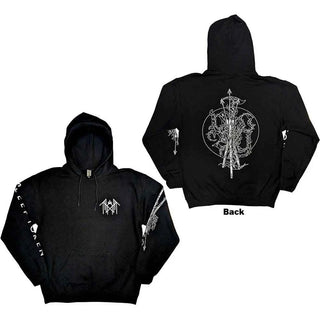 Sleep Token - Trinity - Black Hoodie Pullover (w/Back Print & Sleeve Print) Sleep Token