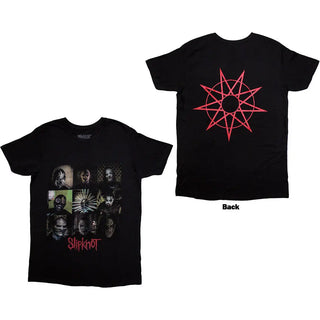 Slipknot - Blocks - Black T-Shirt (w/back print) Slipknot