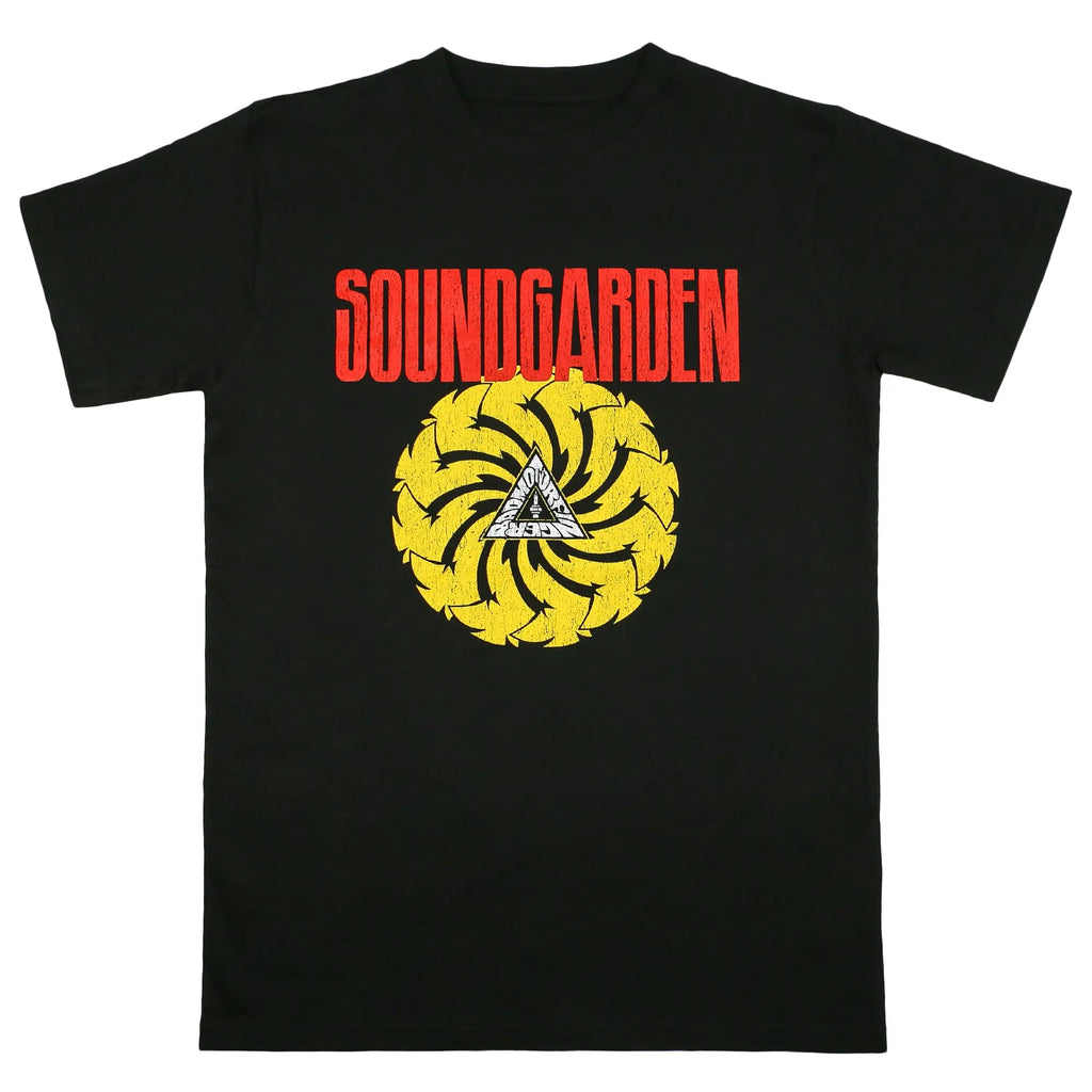 Soundgarden - Badmotorfinger Logo - Black T-Shirt | Twisted Thread NZ