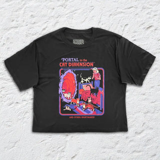 Steven Rhodes - Cat Dimension Crop Top Steven Rhodes