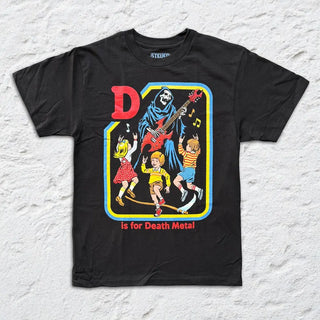 Steven Rhodes - D is for Death Metal T-Shirt Steven Rhodes