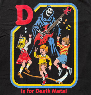 Steven Rhodes - D is for Death Metal T-Shirt Steven Rhodes