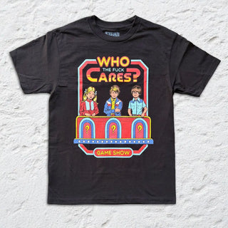 Steven Rhodes - Who Cares Game Show T-Shirt Steven Rhodes