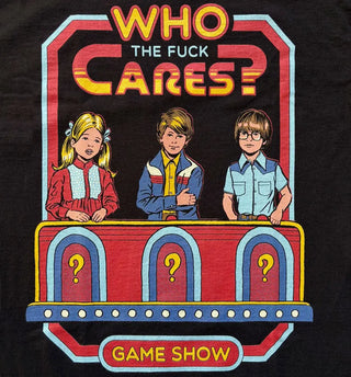 Steven Rhodes - Who Cares Game Show T-Shirt Steven Rhodes