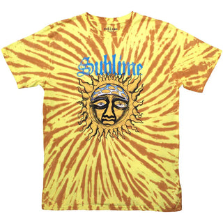 Sublime - Sun Face Orange Dip Dye T-Shirt Sublime